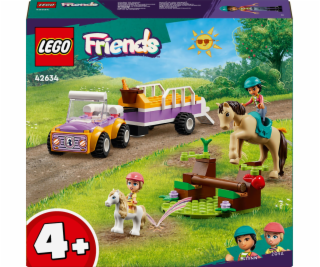  Stavebnice LEGO 42634 Friends s přívěsem na koně a poníka