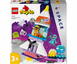  LEGO 10422 DUPLO raketoplán 3 v 1 pro mnoho dobrodružstv...