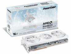 Barva napájení Hellhound Spectral White Grafická karta Radeon RX 7800 XT 16GB GDDR6 (RX 7800 XT 16G-L/OC/WHITE)