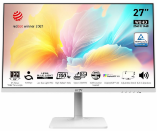 MSI Modern/MD272QXPW/27 /IPS/QHD/100Hz/1ms/White/3R