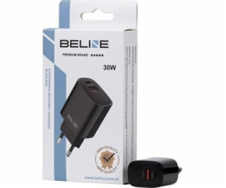 Nabíječka Beline 30W GaN USB-C + USB-A nástěnná nabíječka...