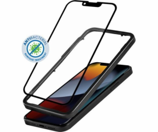 Antibakteriální 3D pancéřové sklo iPhone 14 Pro s instala...