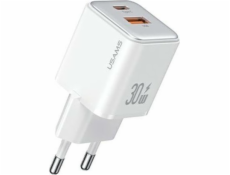 USB-C+USB-A PD 3.0 30W Rychlá nástěnná nabíječka