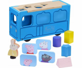 Tm Toys figúrka Sada s figúrkou Peppa Pig Drevený triedič...