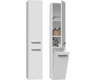 Bathroom cabinet NEL IV 31x30x174 cm matt white