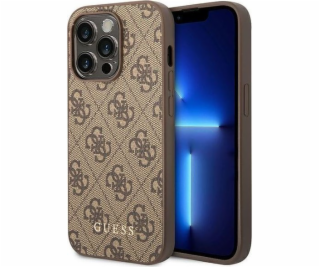 Kovové zlaté logo Guess 4G – pouzdro iPhone 14 Pro Max (h...