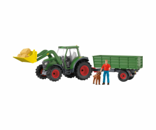  Schleich Farm World traktor s přívěsem, autíčko