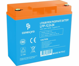 Baterie Conexpro LFP-12.8-24 LiFePO4, 12V/24Ah, T12