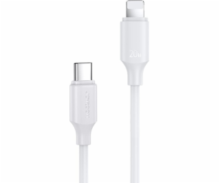 Joyroom USB -C - Lightning 0,25 m biely kábel