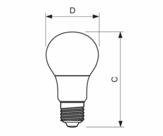 LEDž.PH.E27  60W/4000K/7,5W mat.A60 806lm 00