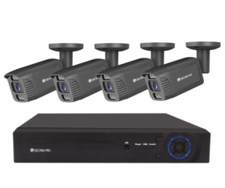 Kamerový set Securia Pro NVR4CHV4S-B IP, 4Mpx, 4 kamery, ...