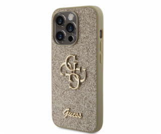 Guess PU Fixed Glitter 4G Metal Logo Zadní Kryt pro iPhon...