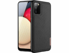 HARDEL DUX DACIS Fino Case Cover pokrytý nylonový materiál Samsung Galaxy A02S EU Black