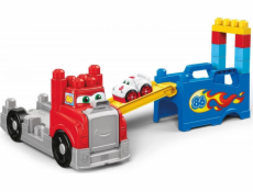 Stavební a závodní vůz Mattel Mega Bloks