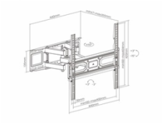 Televizní držák Fiber Mounts FM79