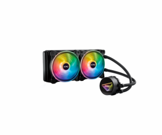 XPG Levante X 240 vodní chlazení CPU, RGB, černá