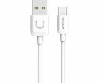 Usams U-Turn USB-C USB kabel 1m bílá/bílá 2A TCUSBXD02 (U...