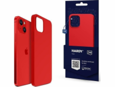 3mk ochranný kryt Hardy Silicone MagCase pro Apple iPhone 13, červená