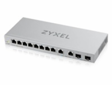 Zyxel XGS1210-12 12-port Gigabit Webmanaged Switch, 8x gigabit RJ45, 2x 2,5GbE RJ45, 2x SFP+