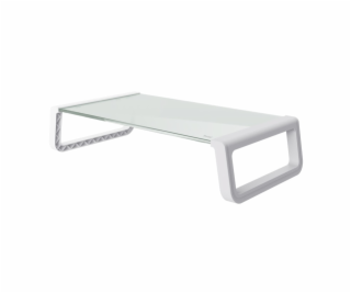 TRUST MONTA GLASS MONITOR STAND WHT