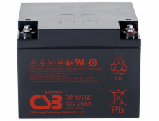 CSB Pb záložní akumulátor CSB GP12260 l, 12V, 26Ah