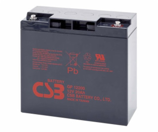 CSB Pb záložní akumulátor CSB GP12200, 12V, 20Ah