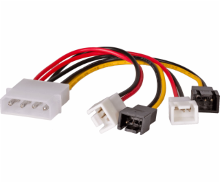 Akyga Akyga AK-CA-34 napájecí kabel (MOLEX - 2x 3pin 5V +...