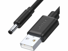 Unitek USB-A – DC kabel 3,5 mm 1,5 m černý (Y-C495BK)