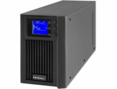 UPS Qoltec nouzový napájecí zdroj UPS | On-line | Čistá sinusová vlna | 2kVA | 1,6kW |LCD | USB