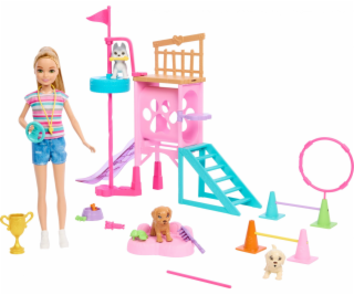 Panenka Mattel Barbie Family & Friends Stacie s Puppy Pla...