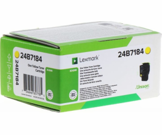 Toner Lexmark 24B7184 Yellow Original (24B7184)