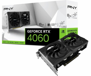 Grafická karta PNY GeForce RTX 4060 Verto Dual 8GB GDDR6 ...