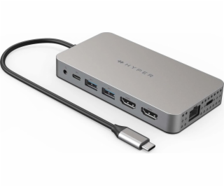 HyperDrive HUB 4K HDMI 10-in-1 USB-C Station/Replicator p...