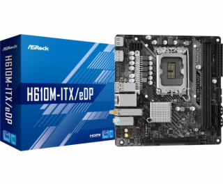 Základní deska ASRock ASRock H610M-ITX/eDP 1700 mITX HDMI...