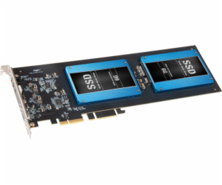 Sonnet PCIe 3.0 x4 řadič 2x 2.5 SATA III RAID (FUS-SSD-2R...