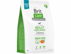 Dry food for adult dogs large breeds - BRIT Care Grain-free Adult Salmon- 3 kg