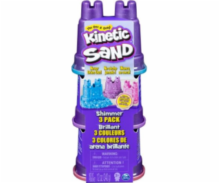 Kinetic Sand - Shimmer Sand Pack 3, Play Sand