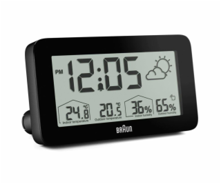 Braun BC 13 B DCF Radio Weather Station black