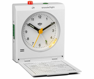 Braun BC 05 W  Quartz Foldable Alarm Clock White