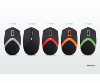 AMEI Mouse AM-M101O ErgoMouse Orange 800/1600dpi