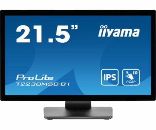 iiyama ProLite T2238MSC-B1, LED monitor