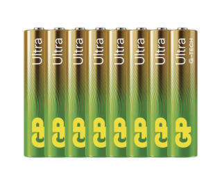 GP alkalická baterie ULTRA AAA (LR03) 8pack