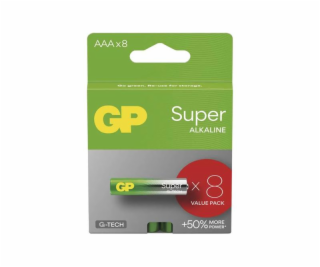 GP alkalická bat SUPER AAA (LR03) 8pack