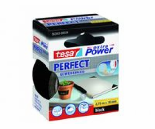 Tesa Cloth Tape 2,75m x 38mm extra Power black Perfekt 56341