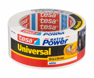 Tesa Duct Tape 25m x 50mm extra Power white 56388