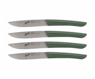 Berkel steak knife set 4-pcs. Color green