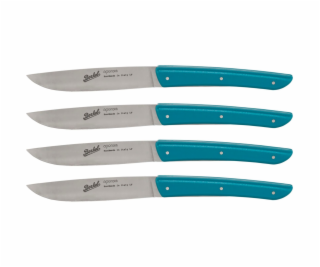 Berkel steak knife set 4-pcs. Color petrol blue