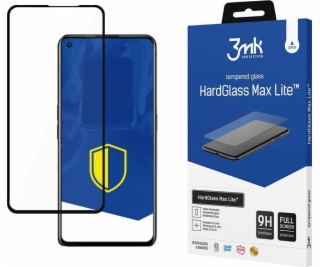 3mk tvrzené sklo HardGlass Max Lite pro Realme 9i, černá