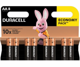 Baterie Duracell AA (x 8)