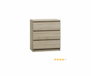 Topeshop M3 SONOMA chest of drawers